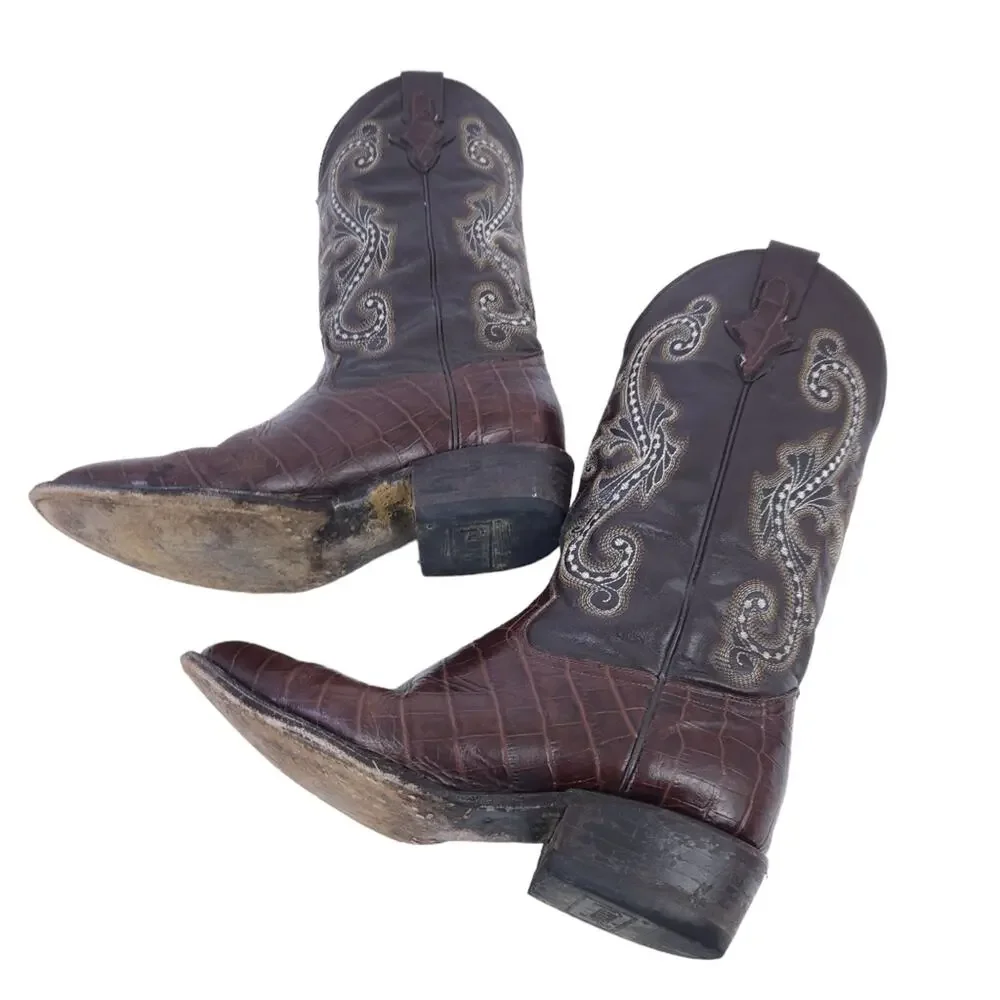Ferrini leather cowboy